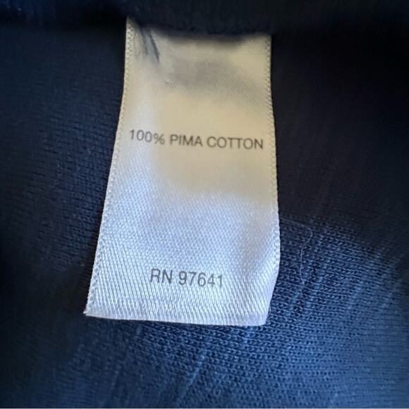 J. Jill Pima 2-pocket Soft Tee Blue 3/4 Sleeves Women's sz Small - Picture 4 of 7